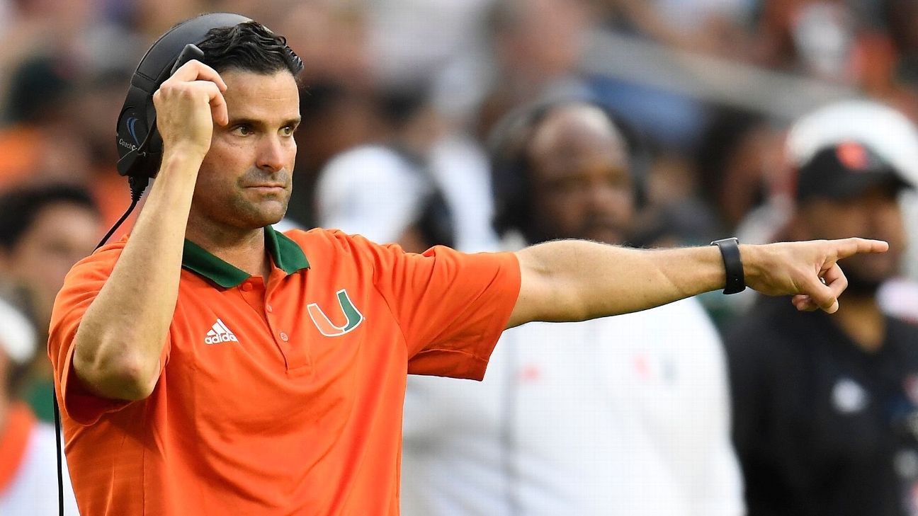 Miami Hurricanes Head Coach Manny Diaz To Handle Defensive Playcalling Duties