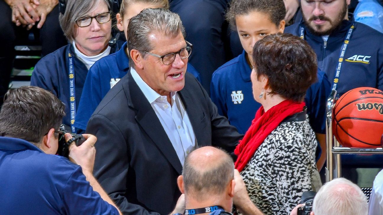UConn's Geno Auriemma fires back at Muffet McGraw, says any 'bias' derives from Huskies' 11 national titles vs. Notre Dame's 2