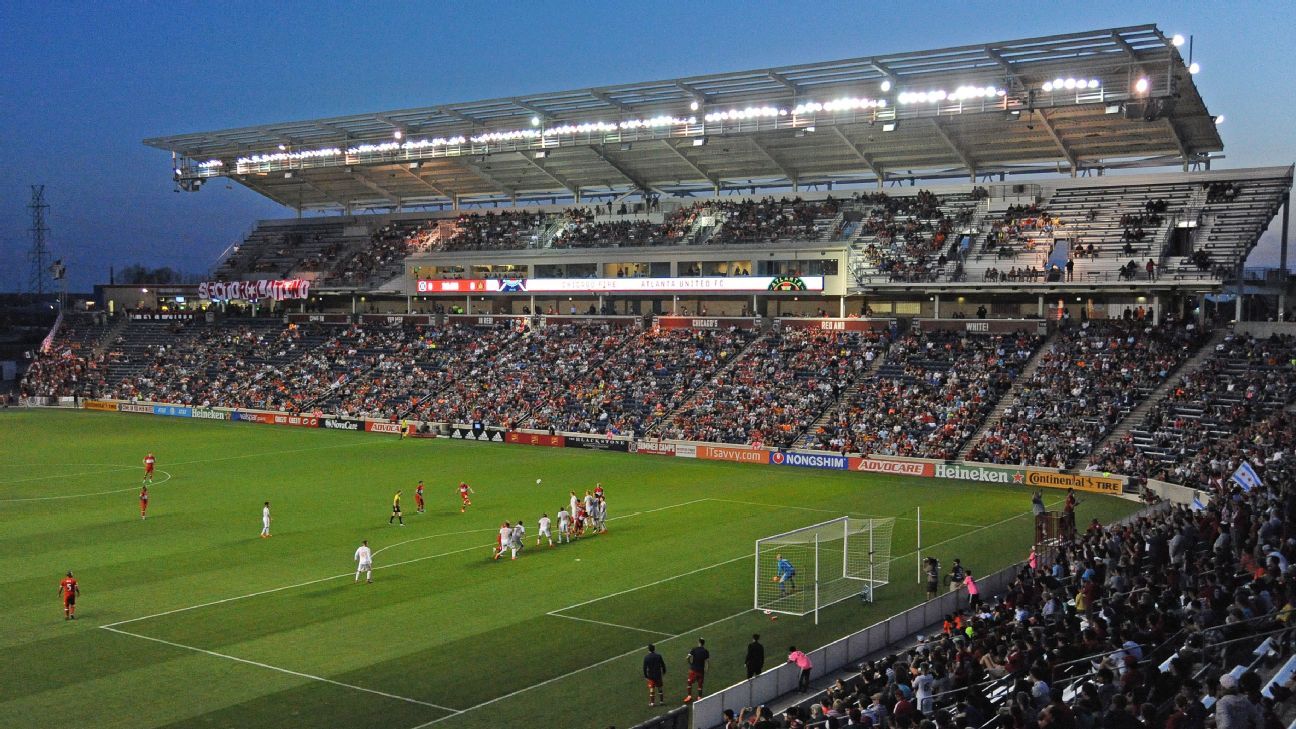 Chicago Fire Supporters Section at Soldier Field 