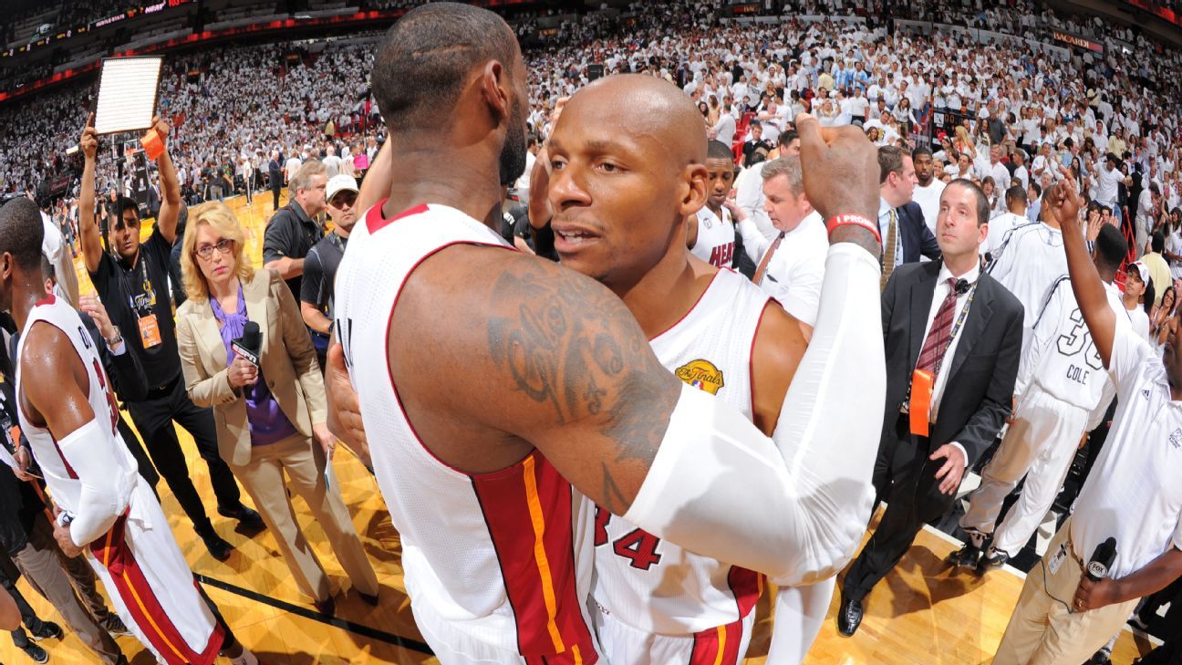 O dia em que Ray Allen fez história ao salvar o Miami Heat de ...