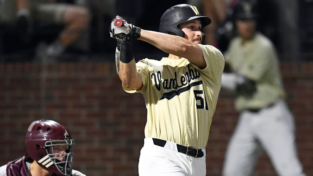 Marlins select Vanderbilt OF JJ Bleday with 4th overall pick in