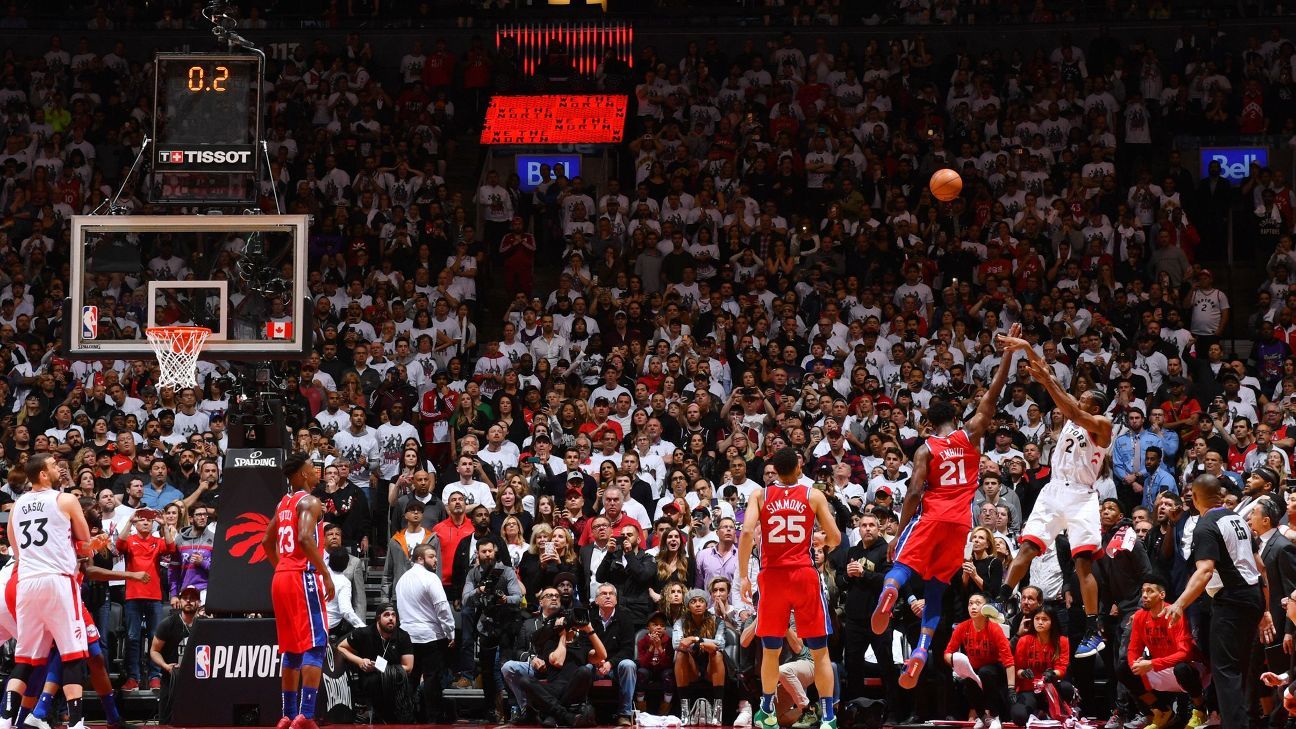 Kawhi ousts Sixers with unprecedented shot