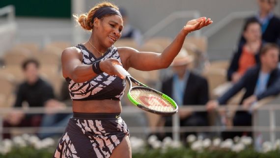 French Open 2019 Serena Williams Fights Through Sluggish Start To Win Opener