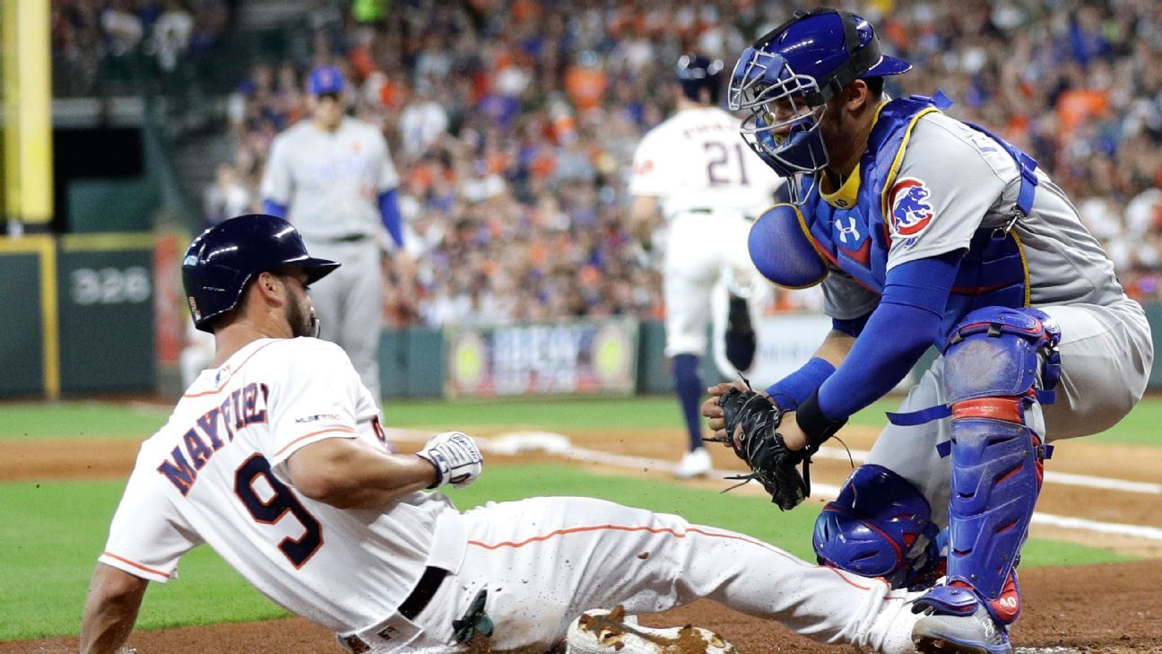 HOUSTON, TX - MAY 29: Chicago Cubs center fielder Albert Almora Jr