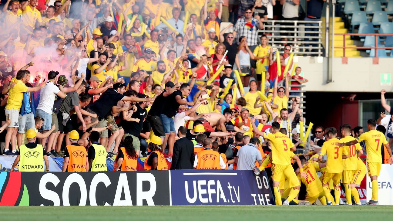 Flipboard: Romania's Coman shocks England at U21 Euros
