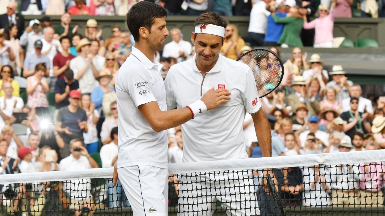 Roger Federer and Novak Djokovic make history by playing in first ever  fifth-set tie-breaker at Wimbledon 2019 – The Sun