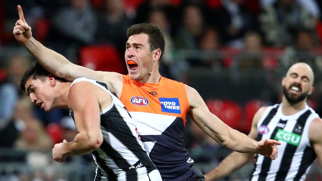 GWS smash Pies in AFL clash in Sydney ESPN