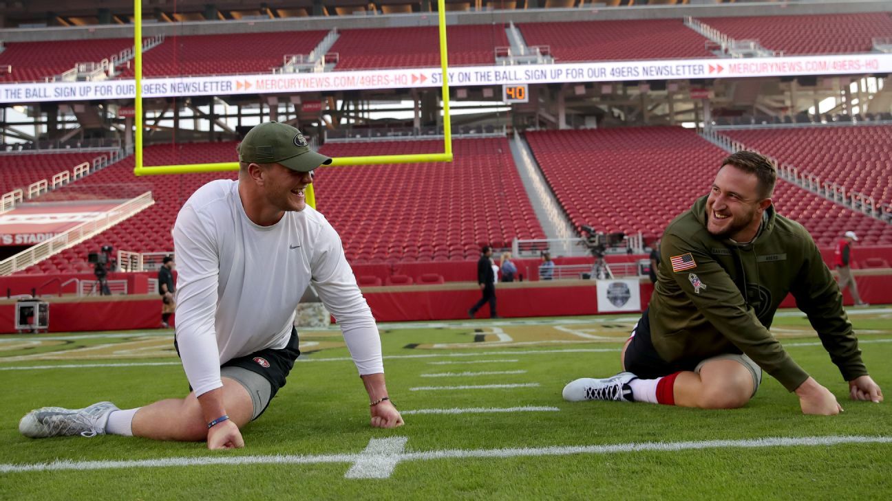 49ers on NBCS on X: .@jstaley74 and @DrDisrespect reporting to