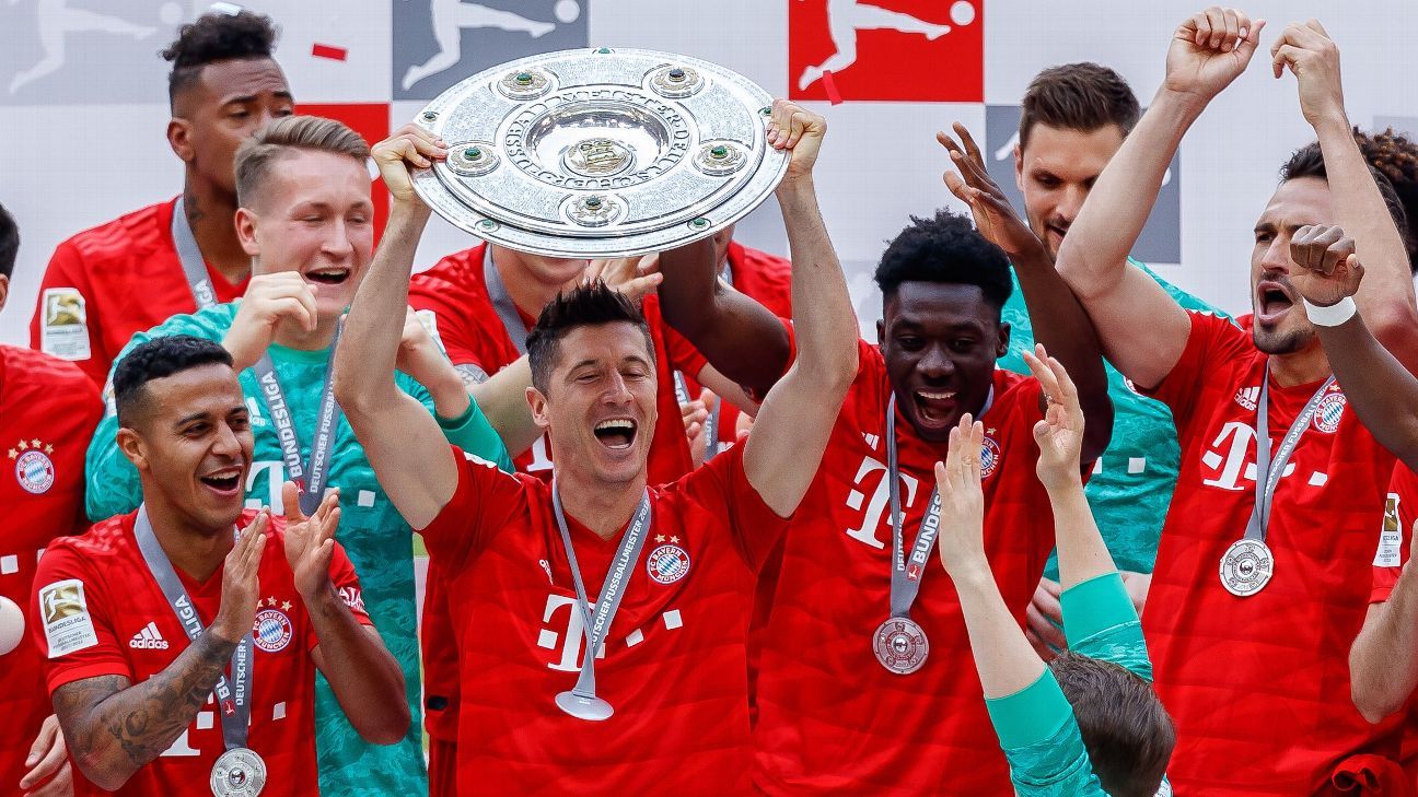 Bayern Munich win 11th straight Bundesliga title as Dortmund slip