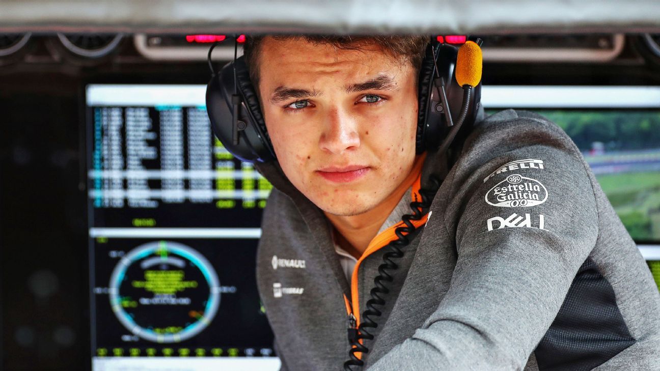  Lando Norris voted F1 rookie of the 2019 season