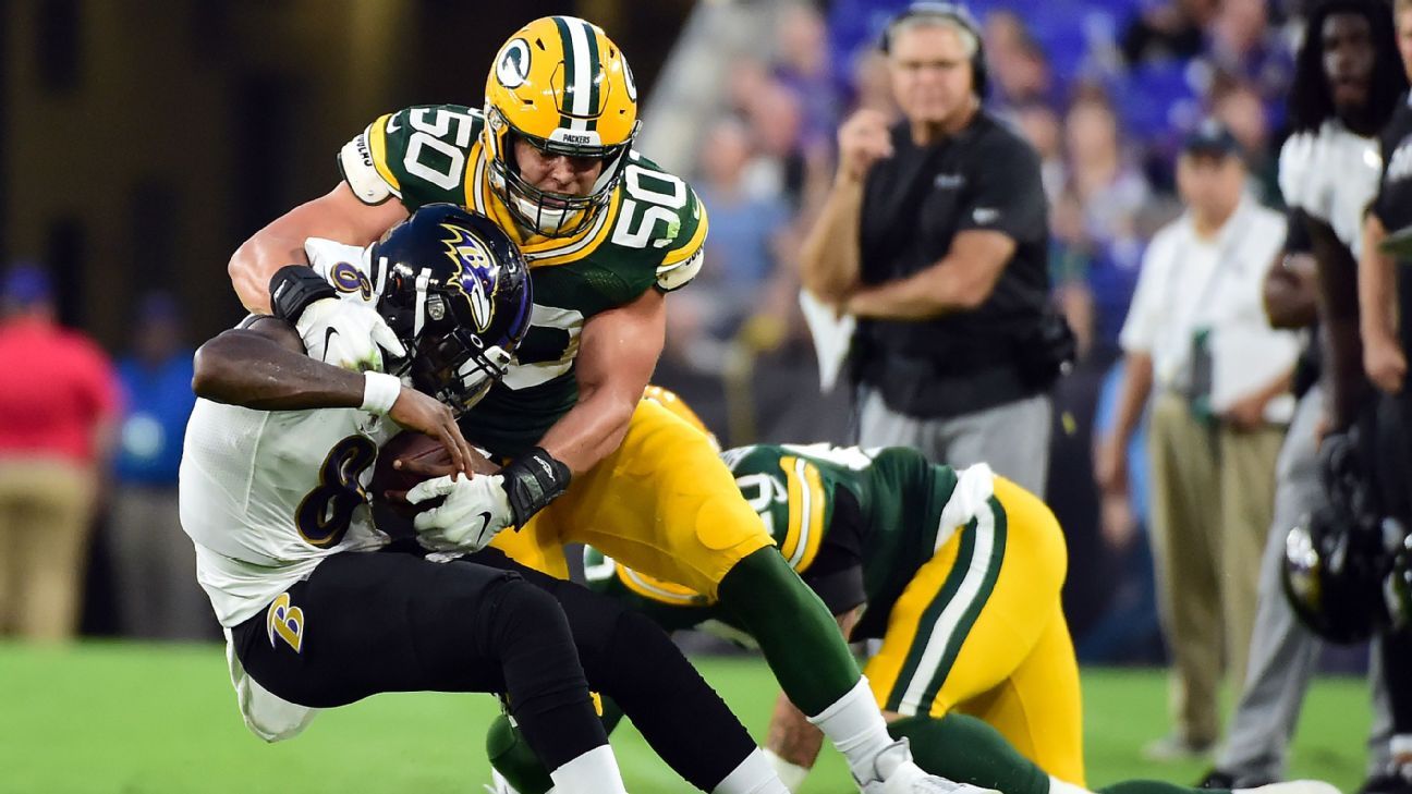 Green Bay Packers' surprise cuts include Jake Kumerow, Alex Light