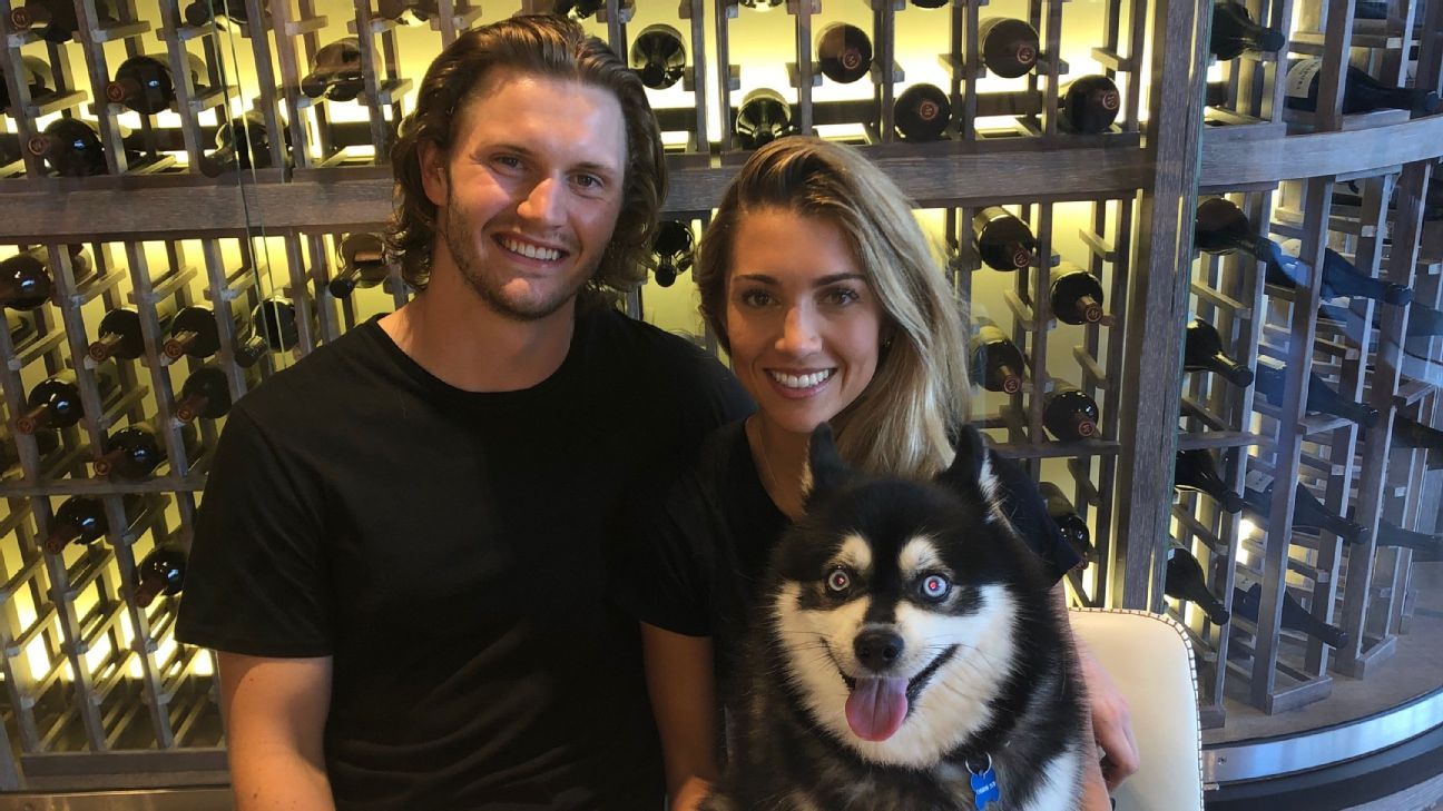 Rangers captain Jacob Trouba and wife, Kelly, both chasing big