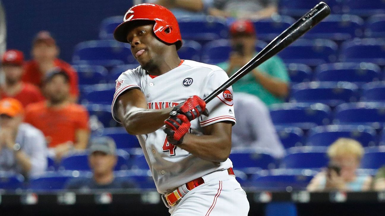 Reds prospect Aristides Aquino homers twice for Louisville on Saturday 