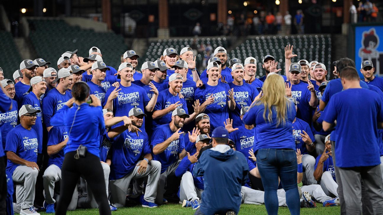 Dodgers clinch 7th consecutive NL West title - ESPN