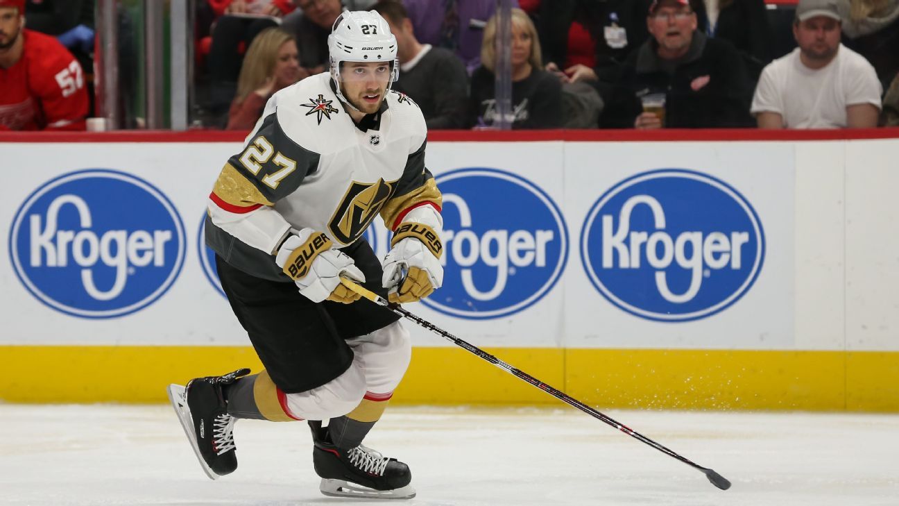 Knights defenceman Shea Theodore says he was treated for cancer