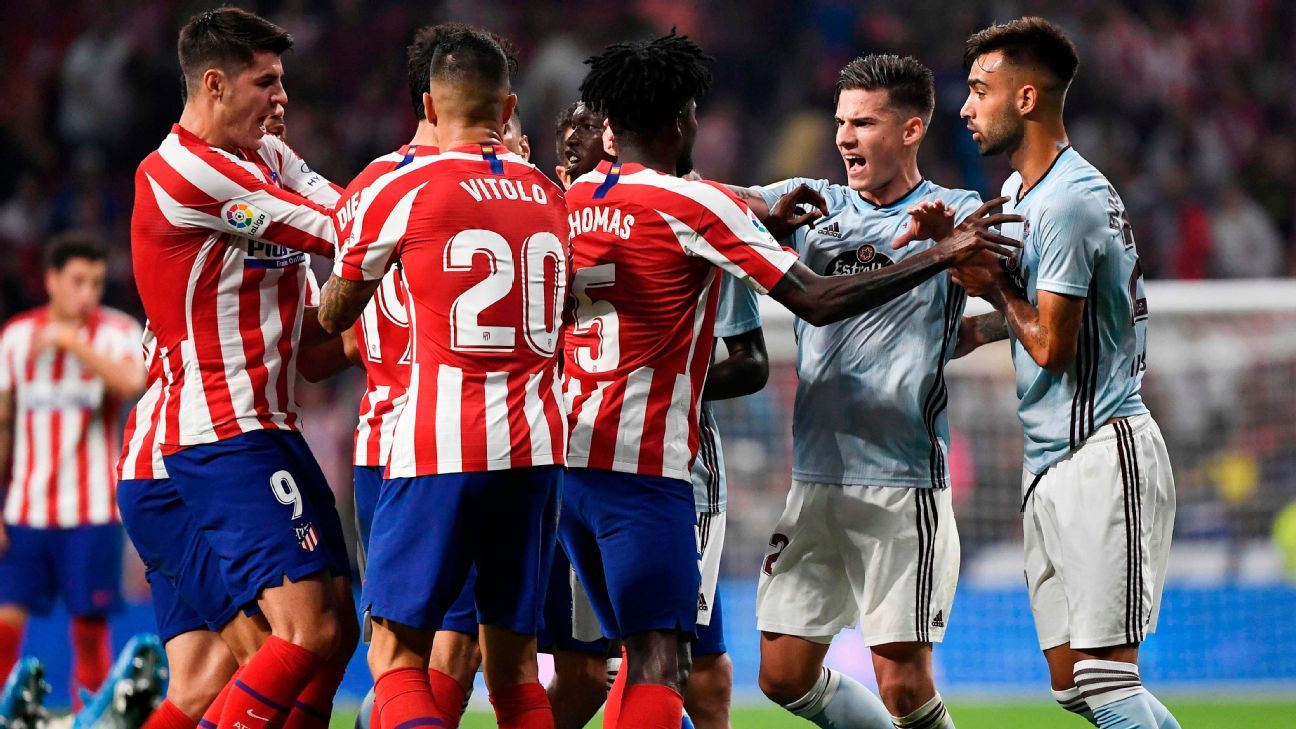 Atletico Madrid Vs Celta Vigo Football Match Report September 21 2019 Espn