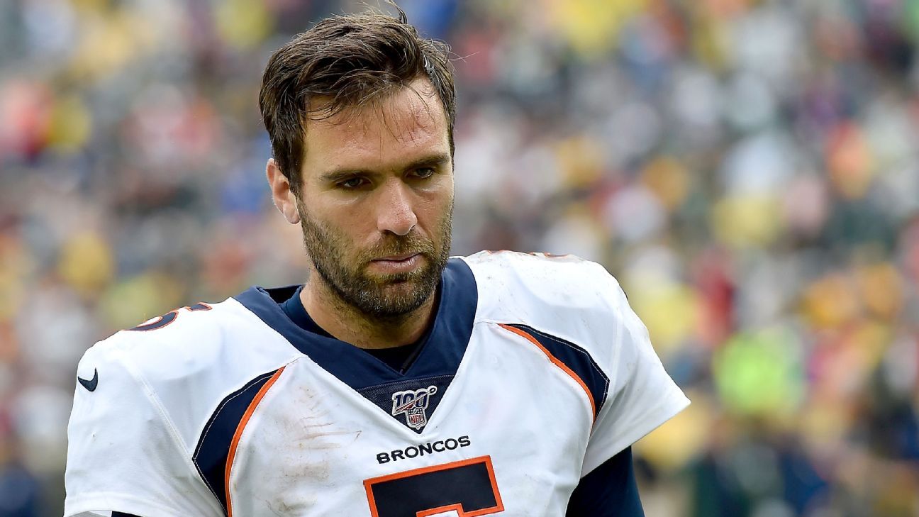 NFL rumors: Here's why ex-Broncos QB Joe Flacco, N.J. native, remains a  free agent 