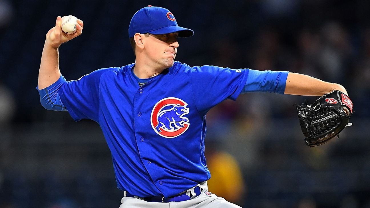 Chicago Cubs' Kyle Hendricks against the San Francisco Giants