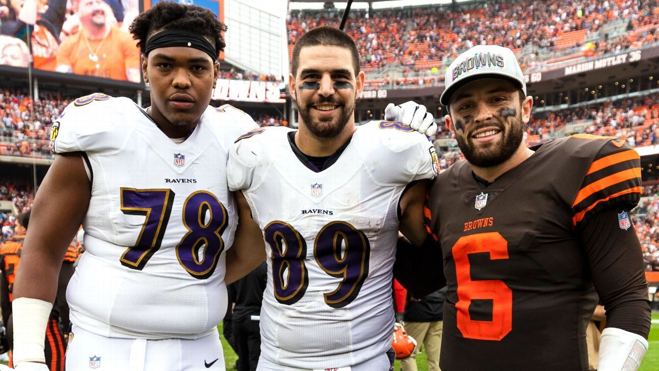 Baker vs. BFFs: How Ravens are using Mayfield's weapons against Browns -  ESPN - Baltimore Ravens Blog- ESPN