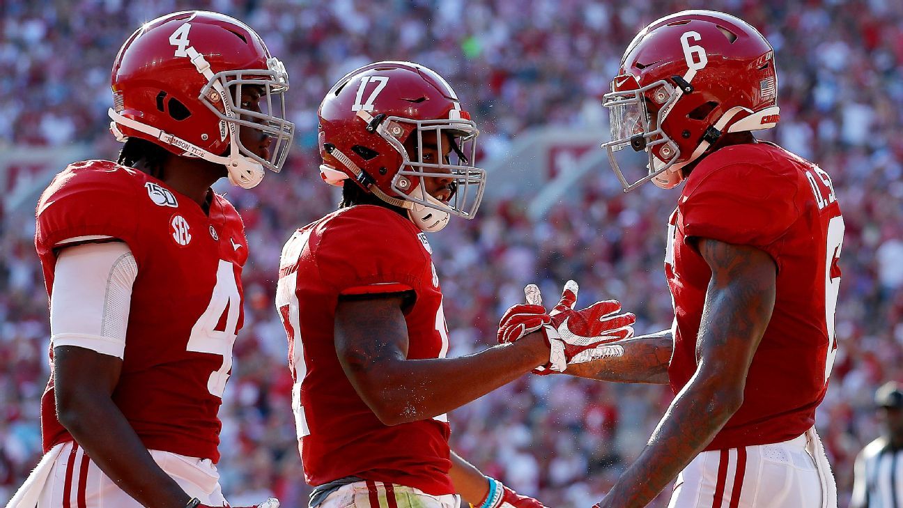 ESPN updates college football power rankings after Week 5