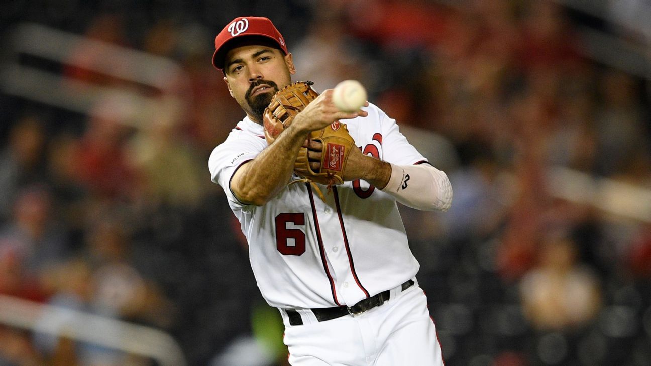 Now-former Washington Nationals' third baseman Anthony Rendon introduced by  Los Angeles Angels - Federal Baseball