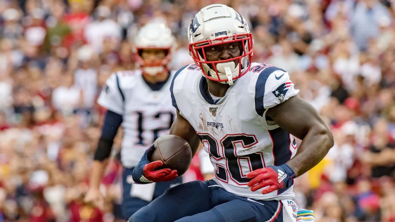 The Los Angeles Rams acquire RB Sony Michel from the New England Patriots
