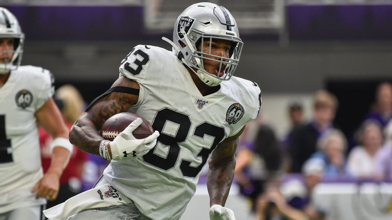 Raiders signing tight end Darren Waller from Ravens practice squad