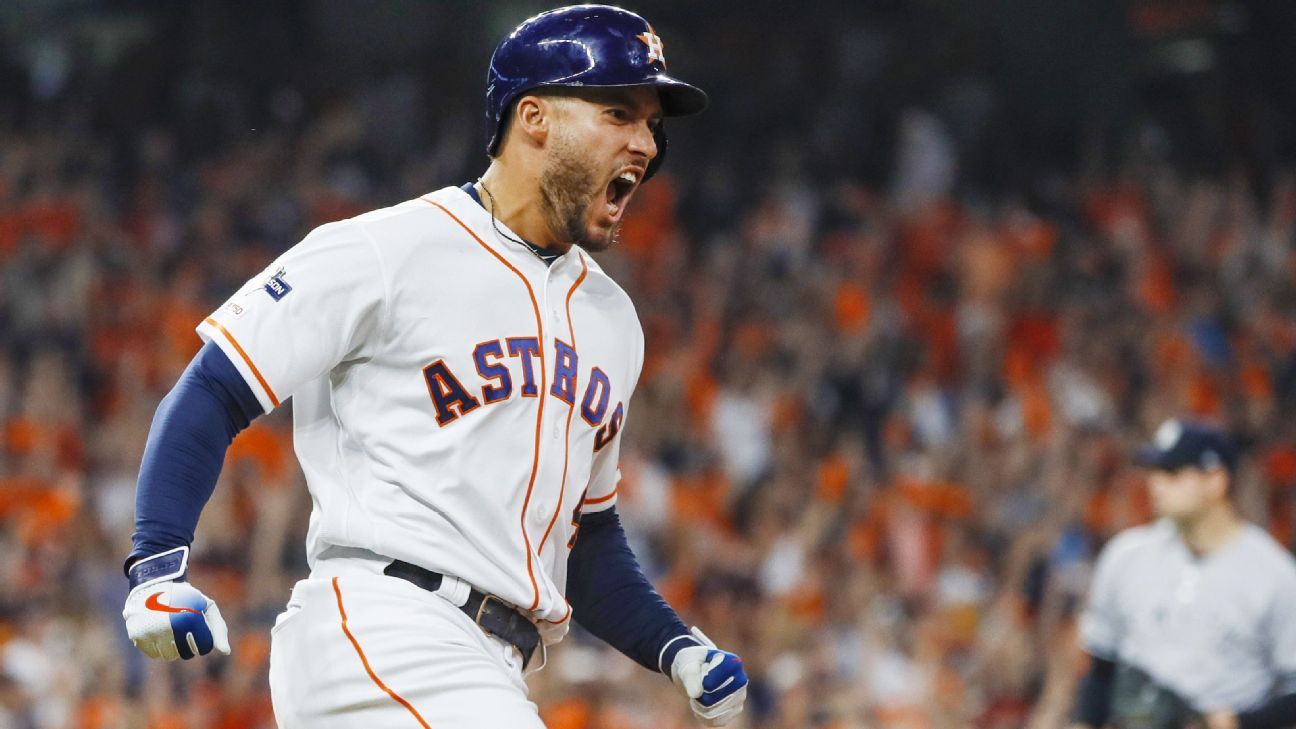 Astros sign George Springer to 2-year deal, avoiding arbitration