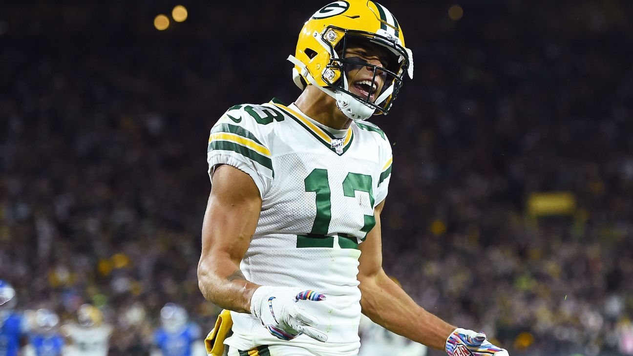 Packers tie game in Chicago on Allen Lazard touchdown