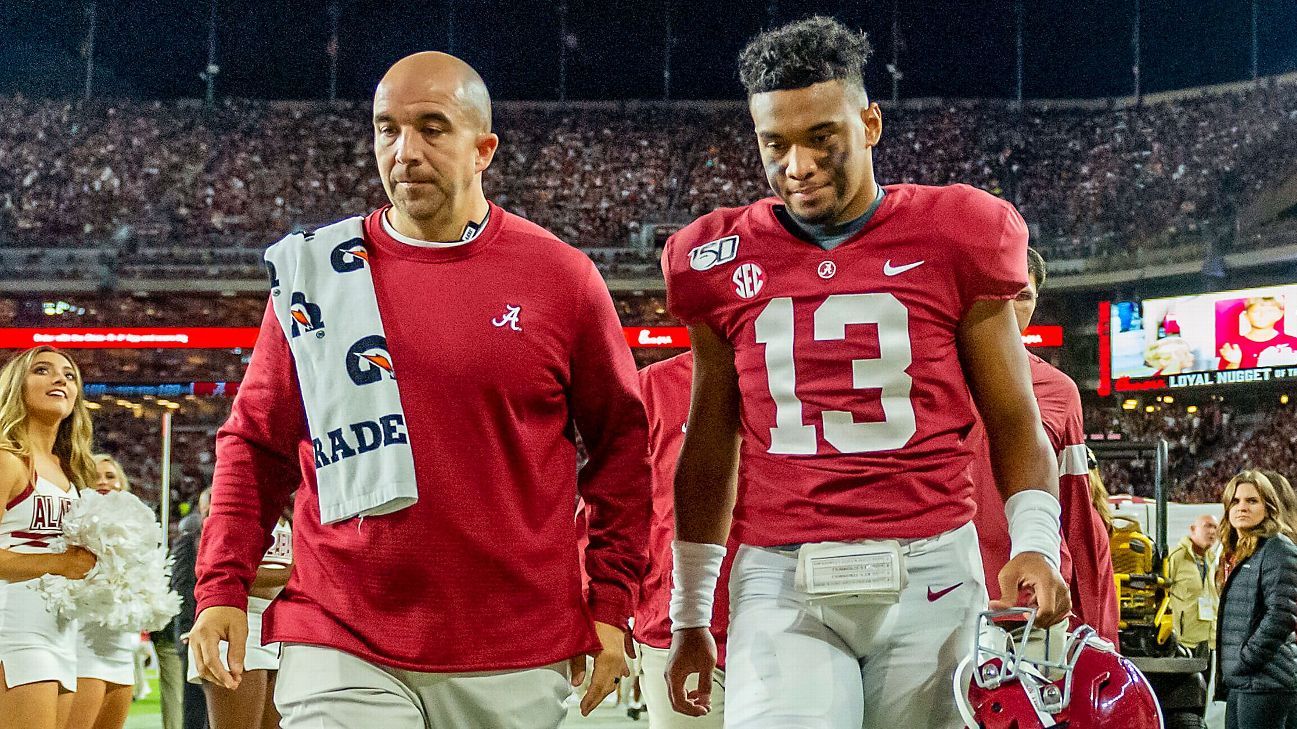 Saban finally names Tua Tagovailoa Alabama's staring QB - ESPN 98.1 FM -  850 AM WRUF