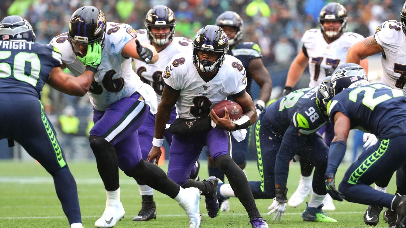 Baltimore Ravens, Lamar Jackson run past Seahawks for 30-16 upset