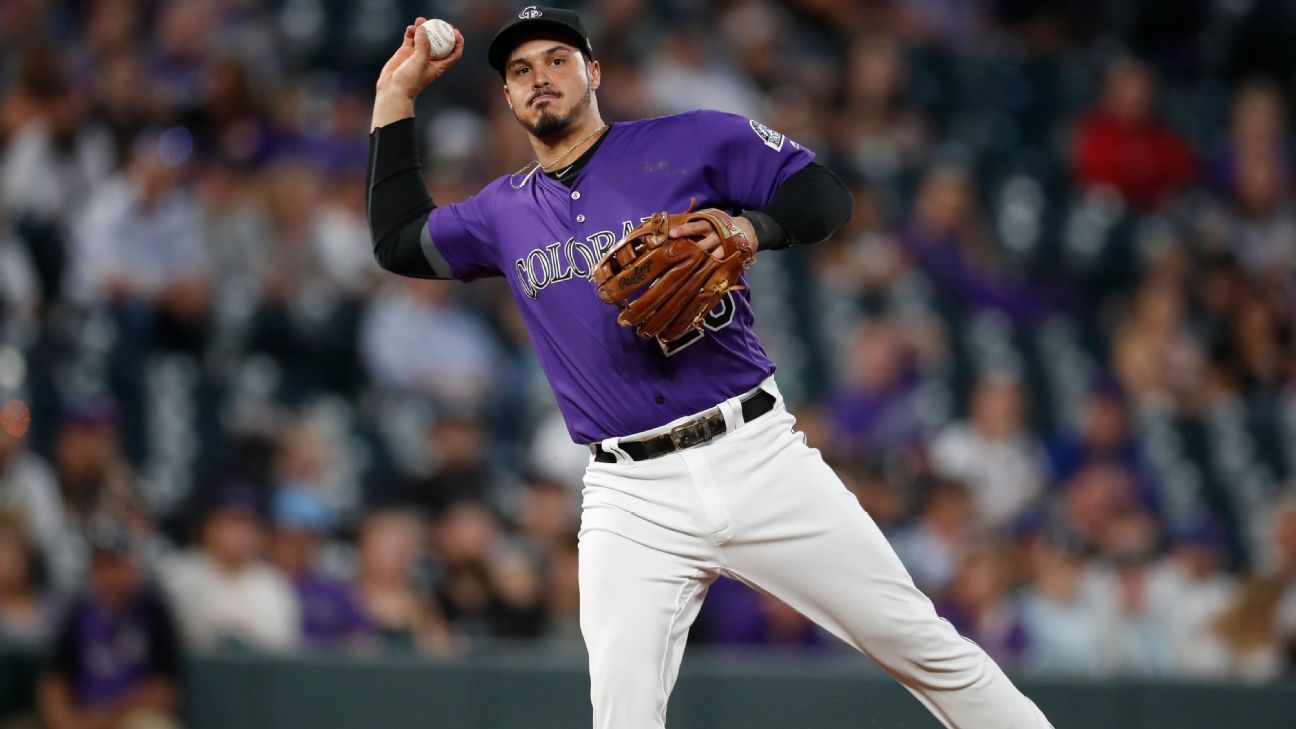 Nolan Arenado's streak of consecutive Gold Gloves at third base