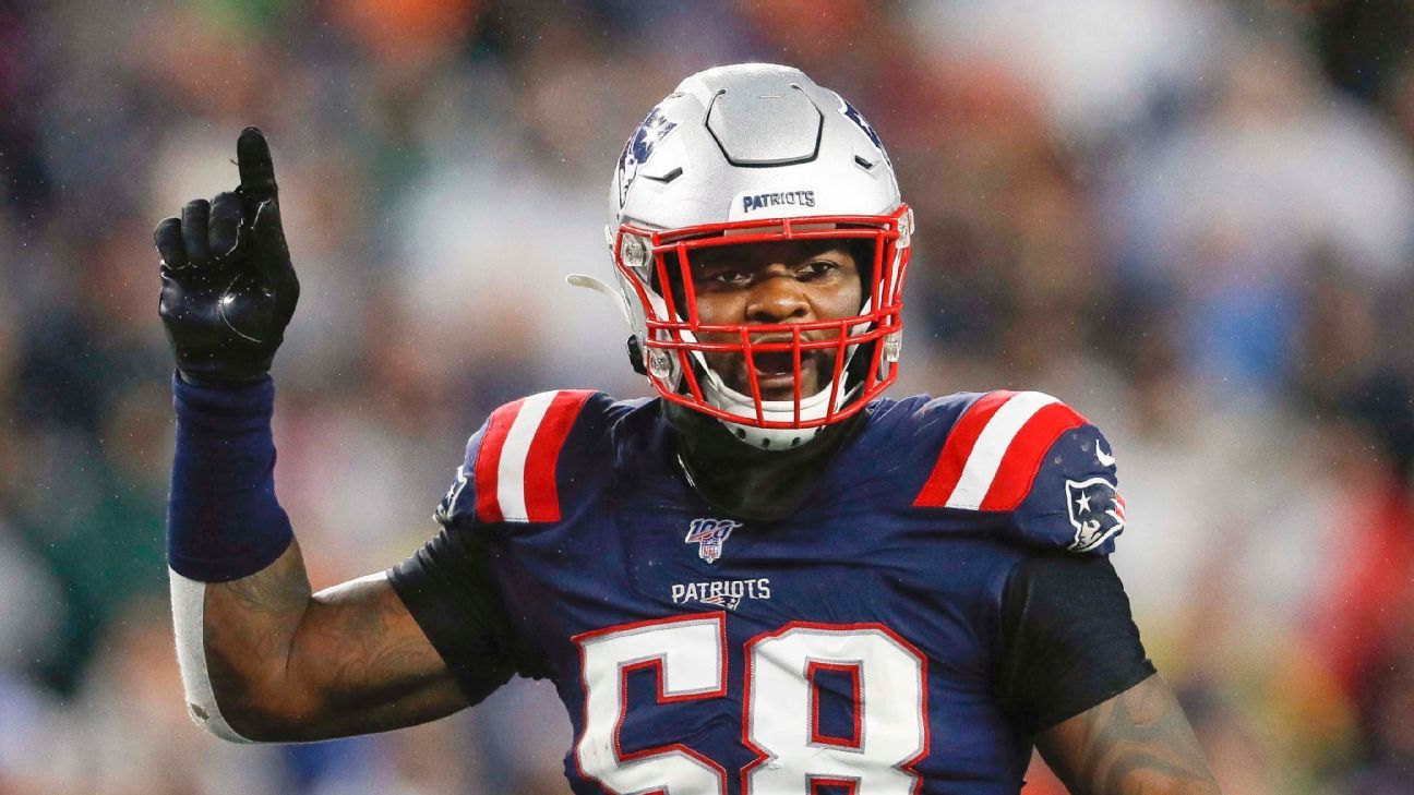 Source -- New England Patriots working to bring back LB Jamie Collins