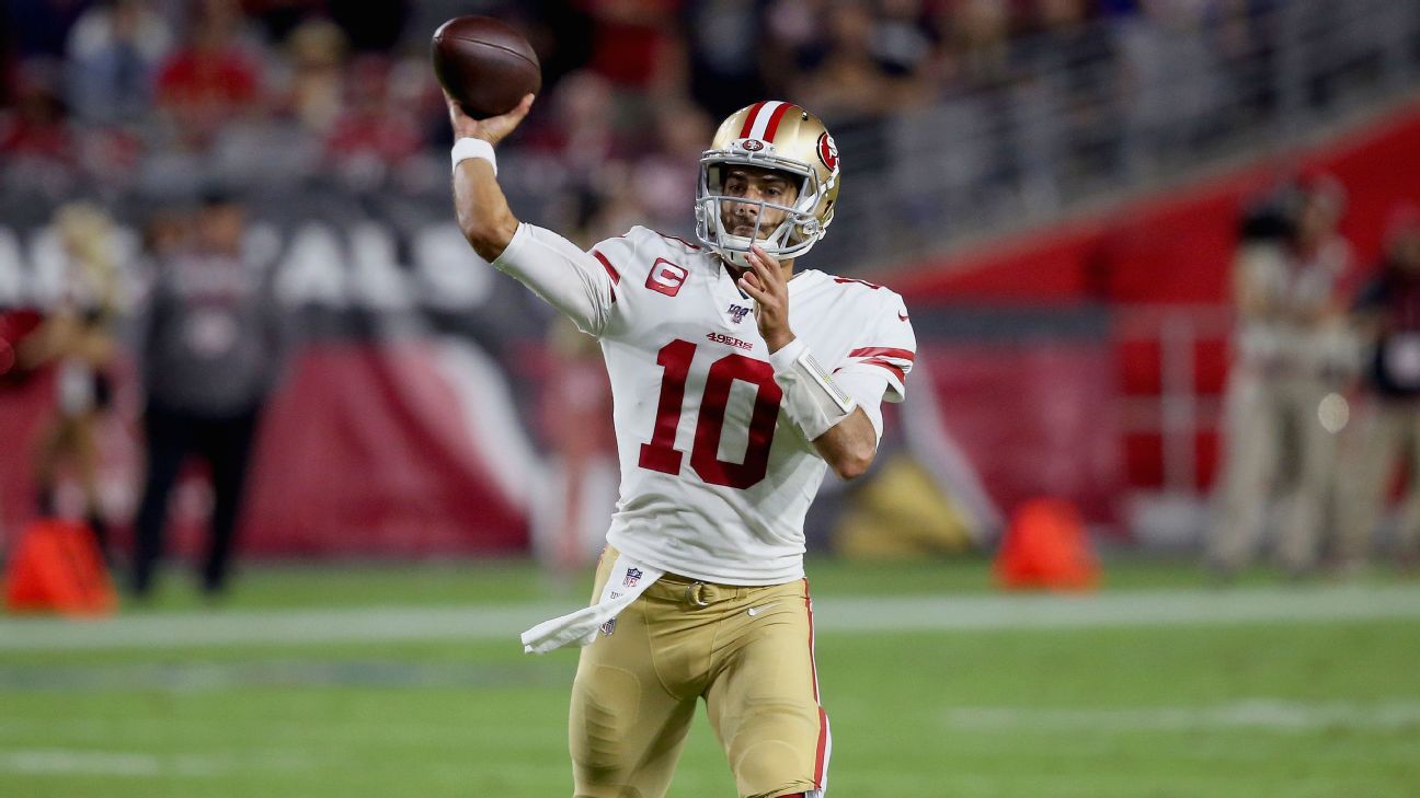 San Francisco 49ers' Jimmy Garoppolo 'could have tapped out,' instead  'stepped up' - ESPN - San Francisco 49ers Blog- ESPN