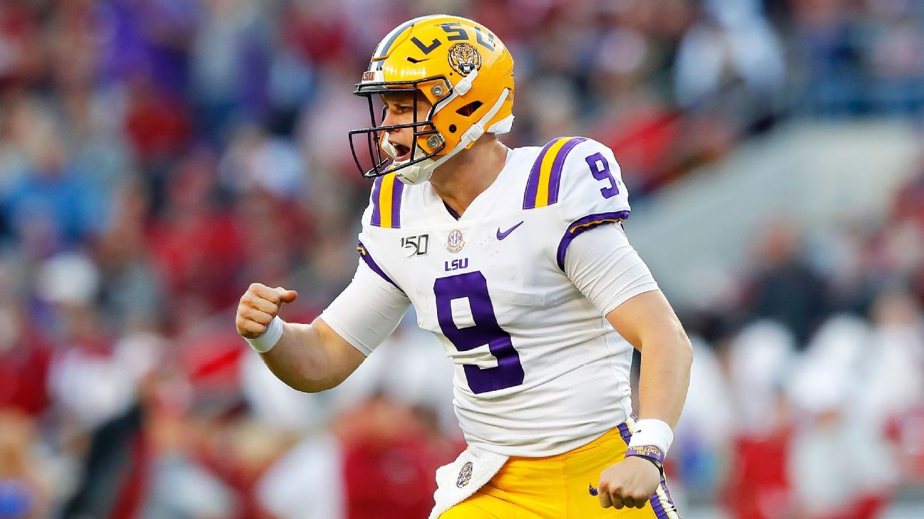 Joe Burrow wears 'Burreaux' jersey on senior day 