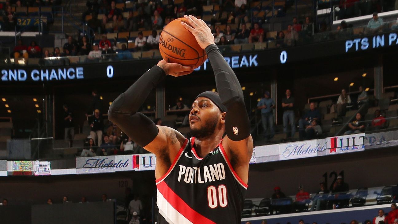 Carmelo Anthony thanks Portland Trail Blazers: 'Thank you for letting me  love the game of basketball again' 