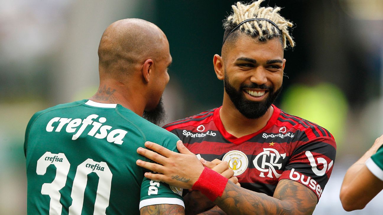 Jogadores do Palmeiras reforçam desejo de enfrentar o Flamengo