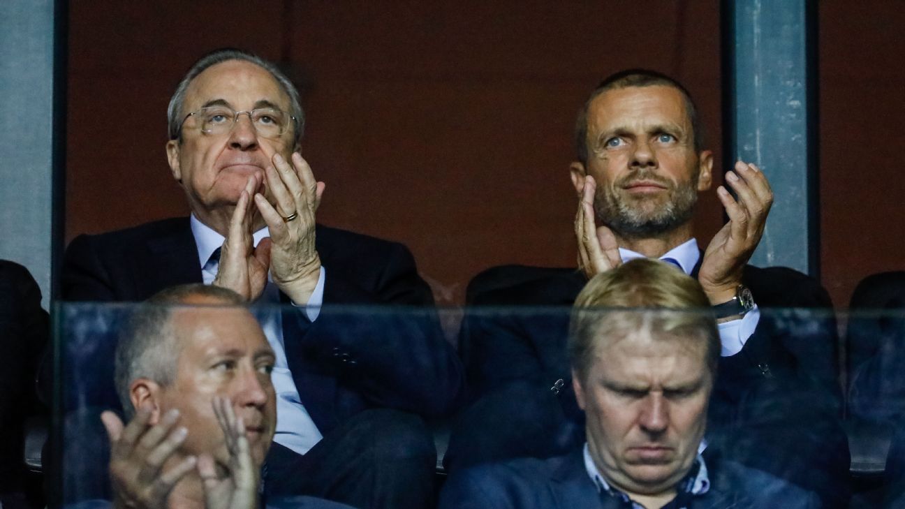 UEFA boss Aleksander Ceferin blasts Real Madrid president for "selfish" league scheme