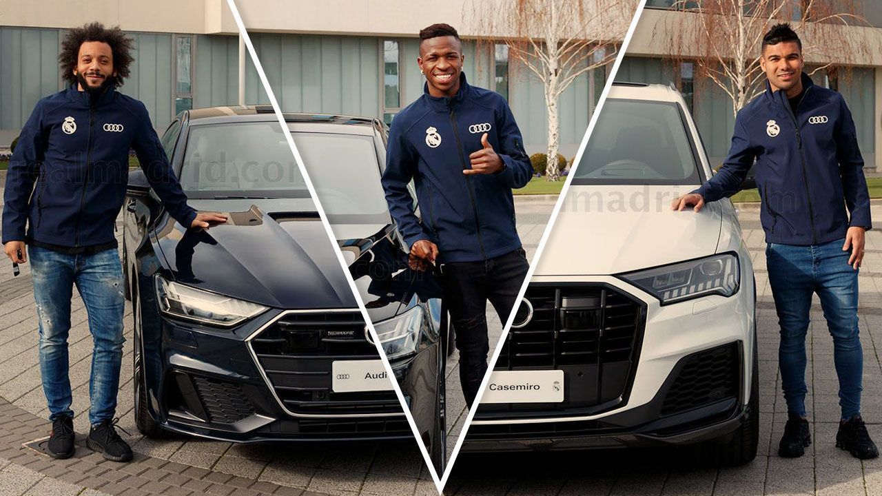 Carros de jogadores de futebol do Real Madrid estão à venda na internet