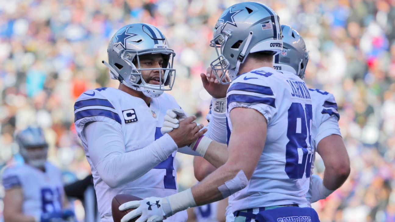 Giants lose to Cowboys 36-35