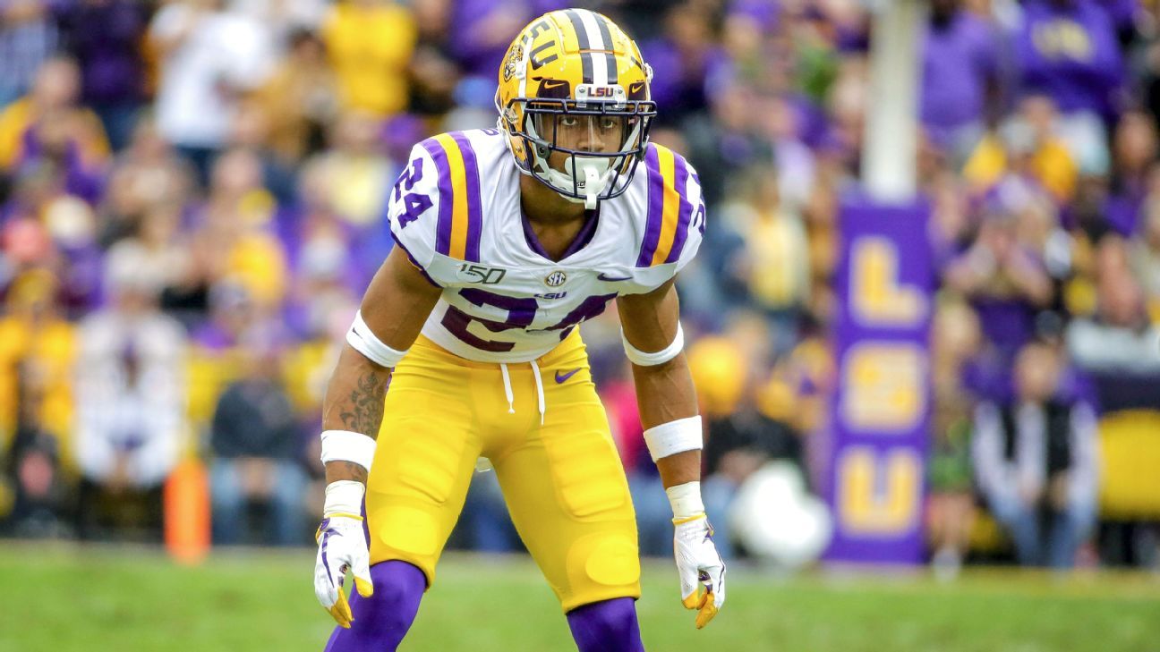 LSU's Derek Stingley Jr. plays for grandpa - the late Darryl Stingley