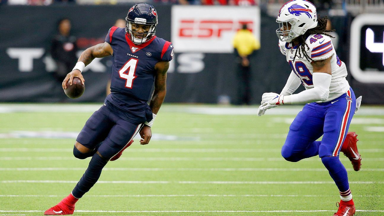 Deshaun Watson's 4 touchdowns lift Texans to 41-25 win over Lions