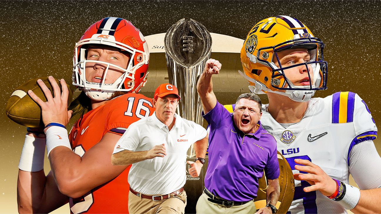 LSU x Clemson: saiba como assistir a final do futebol americano