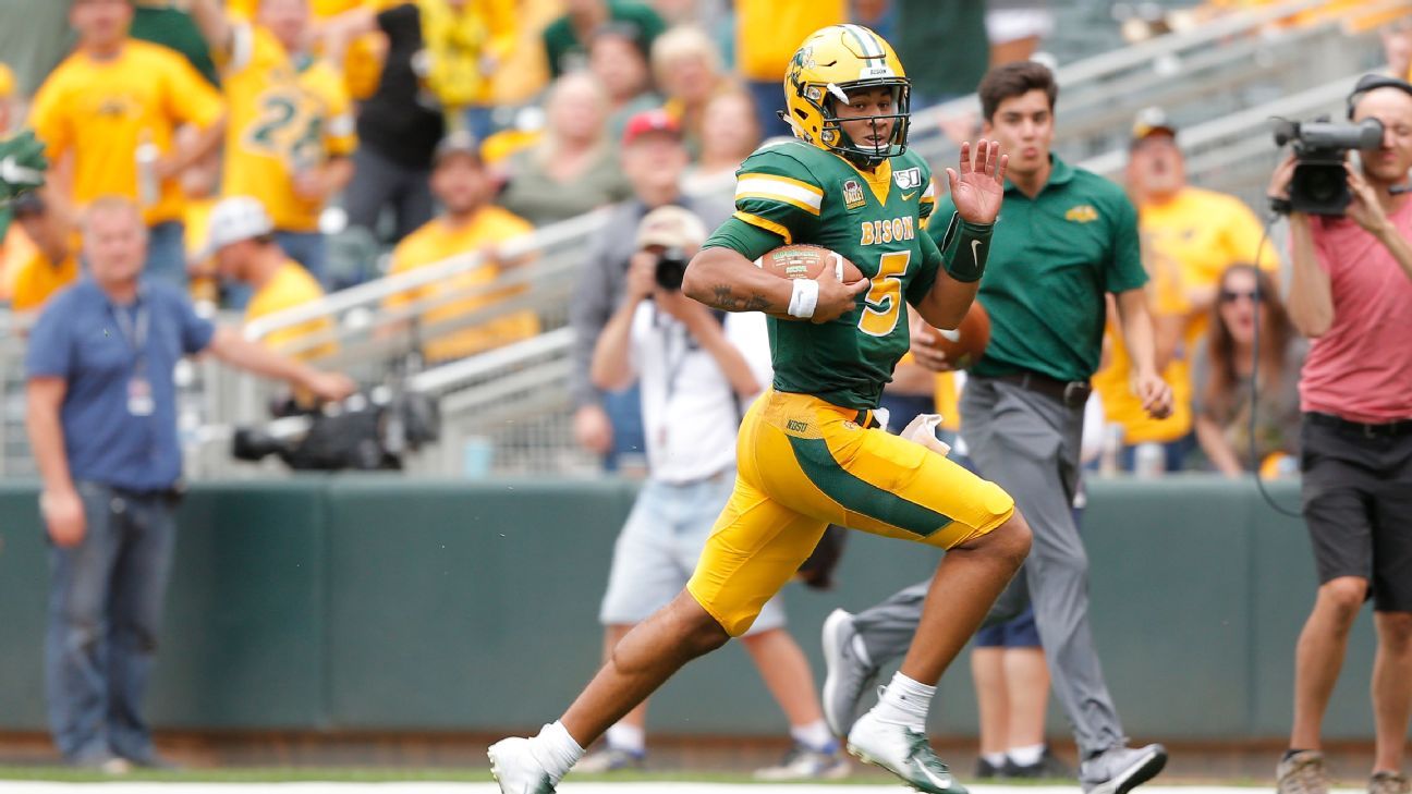 North Dakota State's Trey Lance first freshman to win Walter Payton