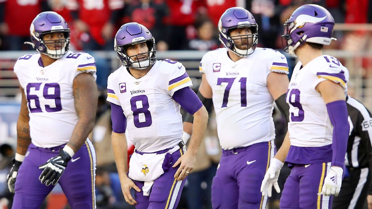 Vikings planning significant offensive line changes for Sunday's