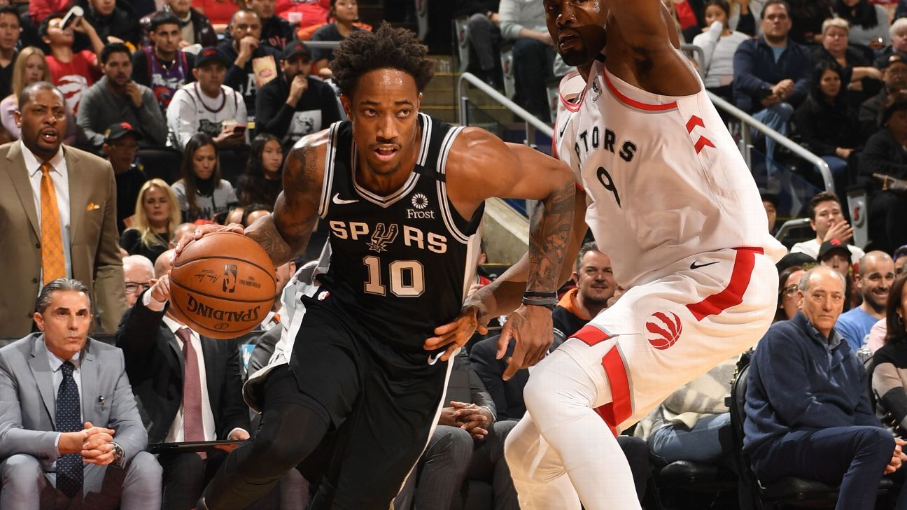 DeMar DeRozan back with San Antonio Spurs, available for game vs