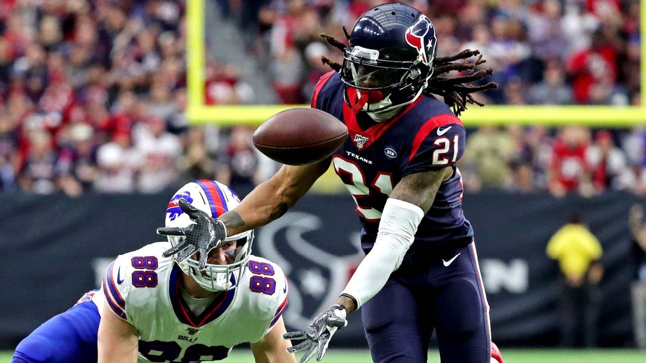 New Orleans Saints seeking to fill cornerback need with trade for Houston Texans..