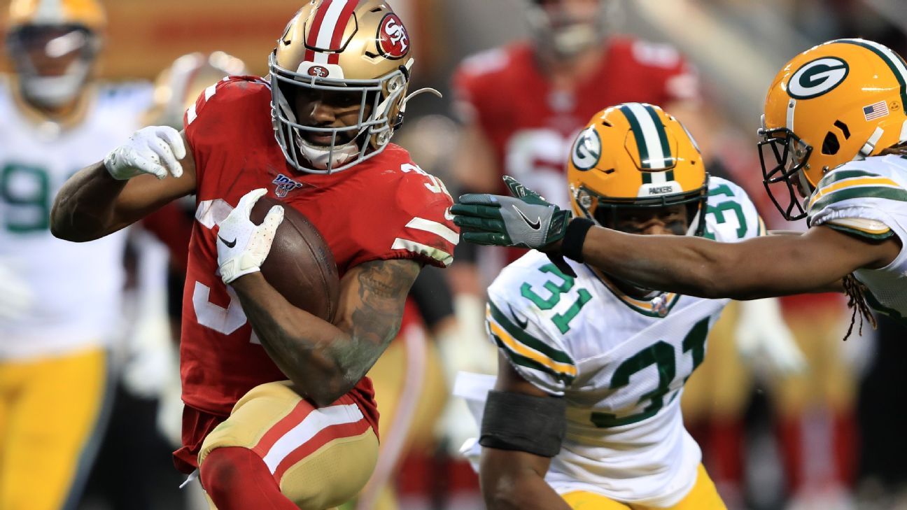 Raheem Mostert carries 49ers past Packers to Super Bowl LIV - Los Angeles  Times