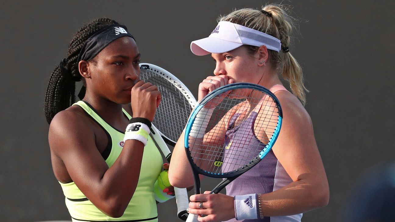 Coco Gauff, Caty McNally feed off Australian Open crowd support during