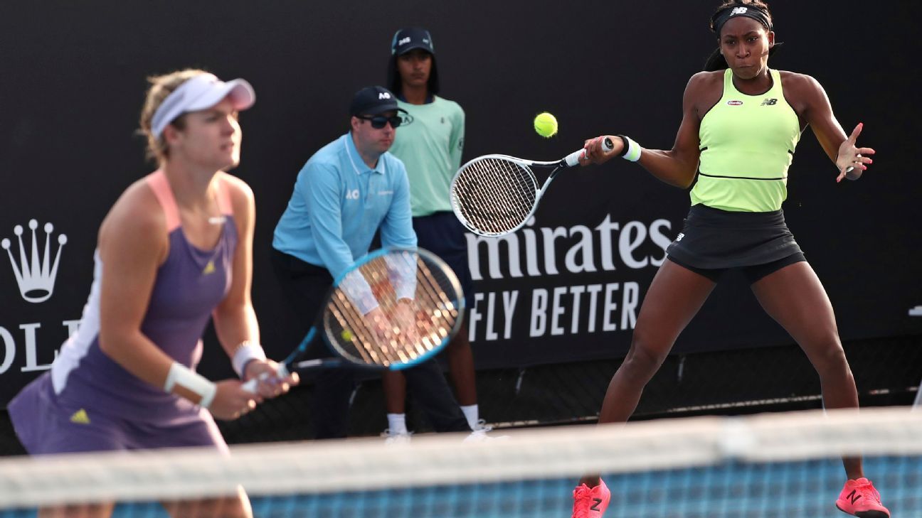 Coco Gauff, Caty McNally ousted in Australian Open doubles quarterfinal